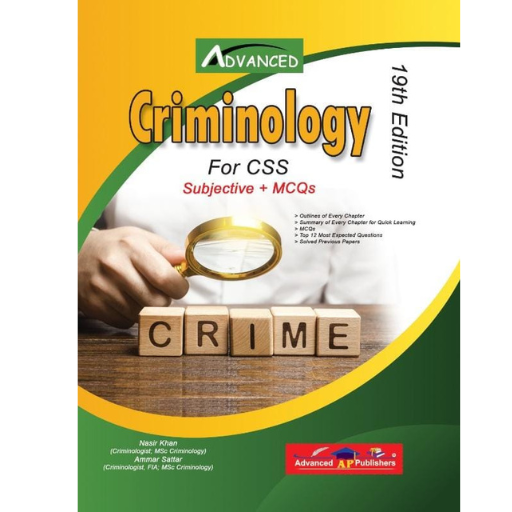 Criminology For CSS | Nasir Khan