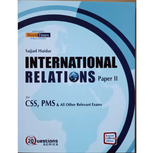International Relations Top 20 Questions Paper-2 | Sajjad Haider