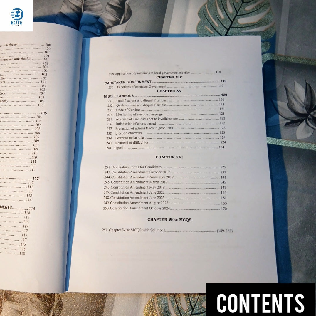 Election Commission Of Pakistan MCQs Guide 2025