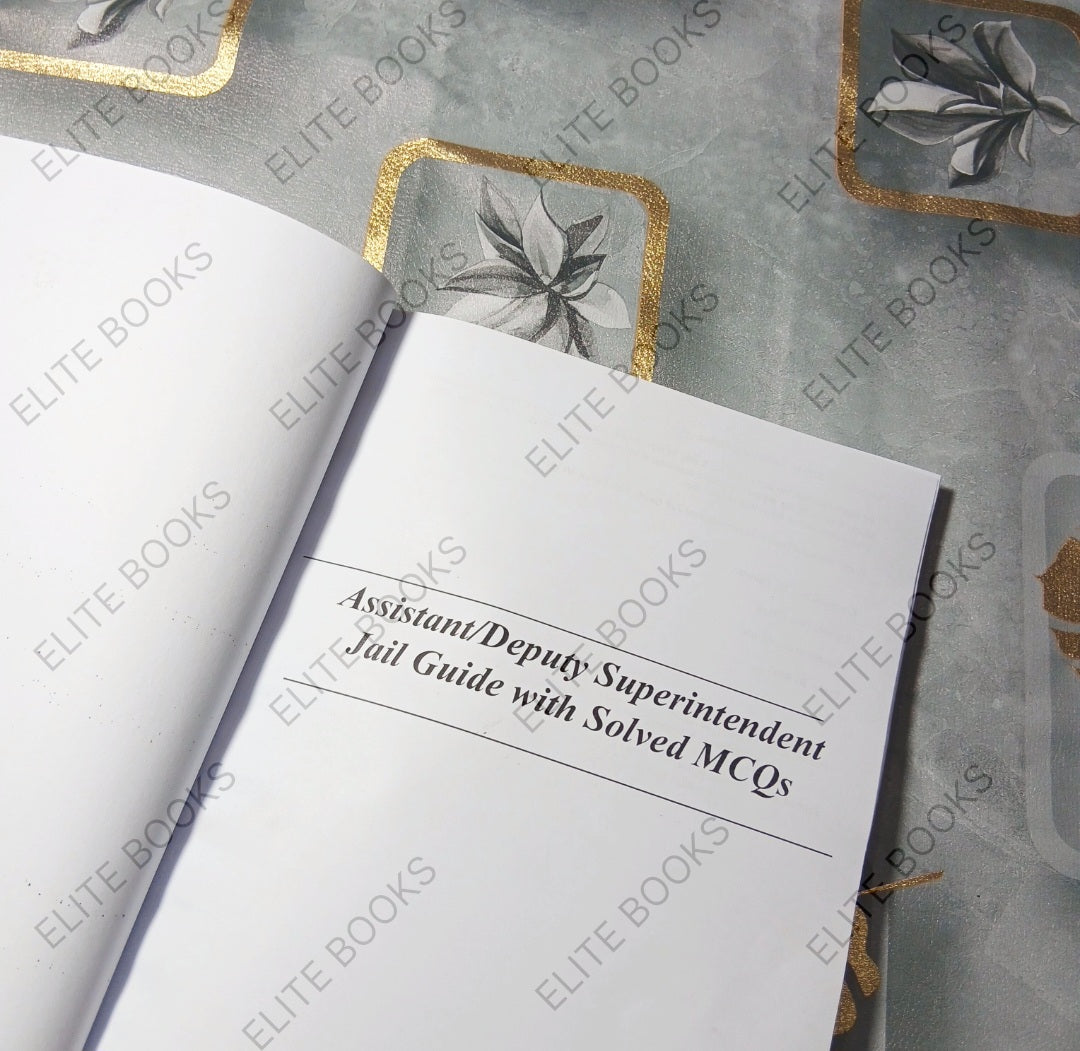 Assistant/Deputy Superintendent Jail Guide 2025