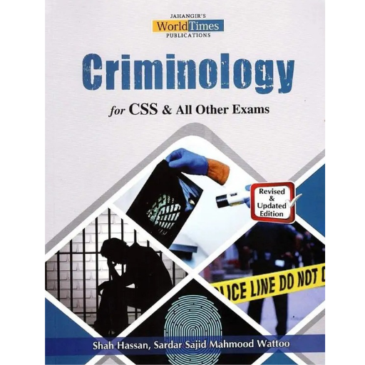 Criminology For CSS By Shah Hassan Sajid Mahmood Wattoo