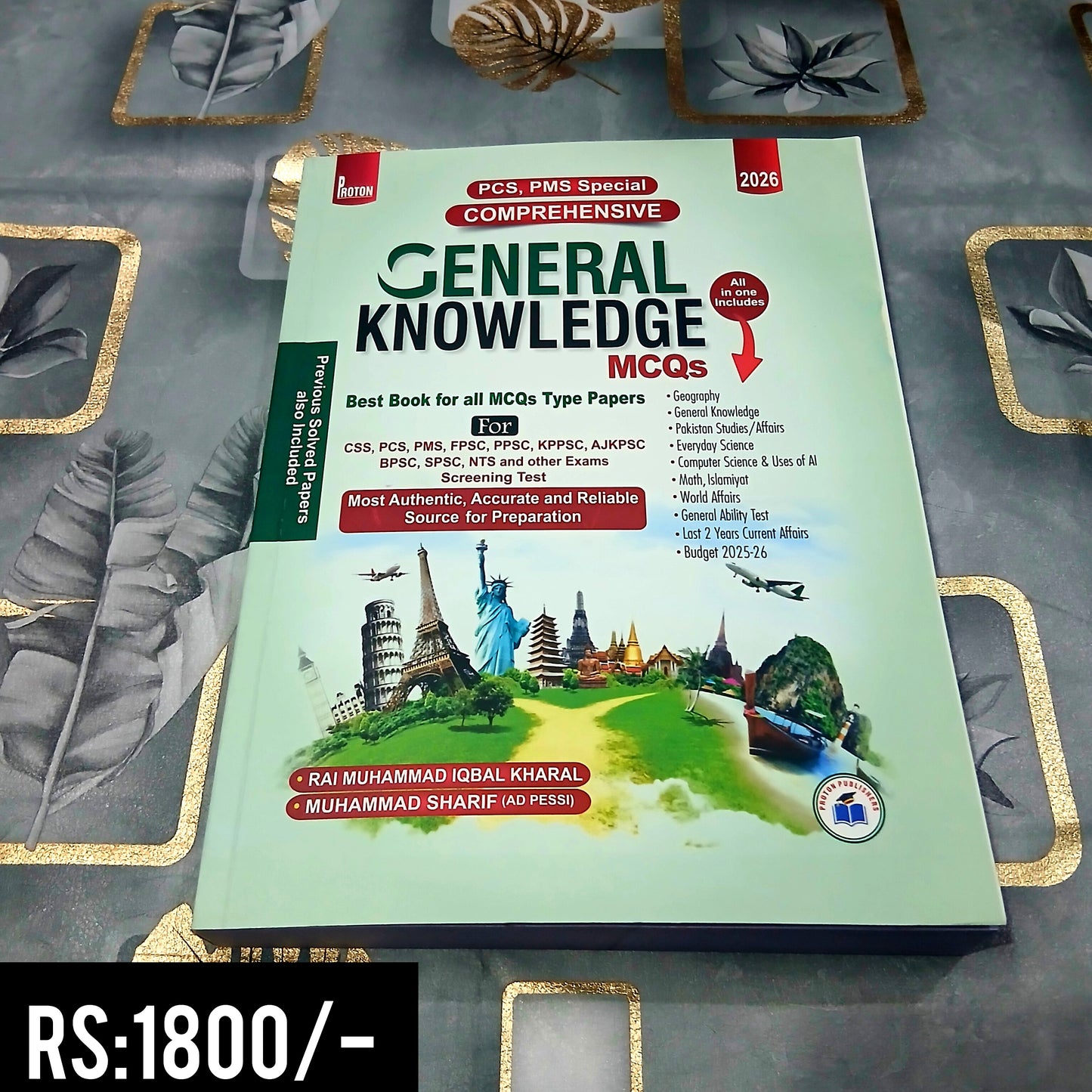 Comprehensive General Knowledge MCQs for PMS 2026 By Rai M. Iqbal