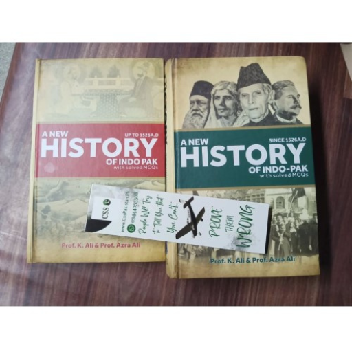 A New History of Indo-Pakistan Since + Up To 1526 A. D. by K. Ali